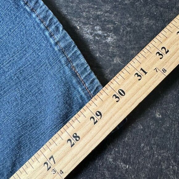 Lee Women's Jeans Slender Secret Lower On The Waist Size 12 Short Stretch - Picture 10 of 15